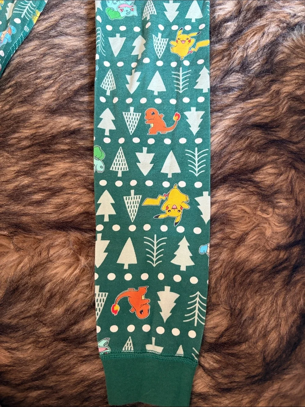 Hanna Andersson 100% Organic Cotton Pokemon Christmas Print Pajama Pants Size 8